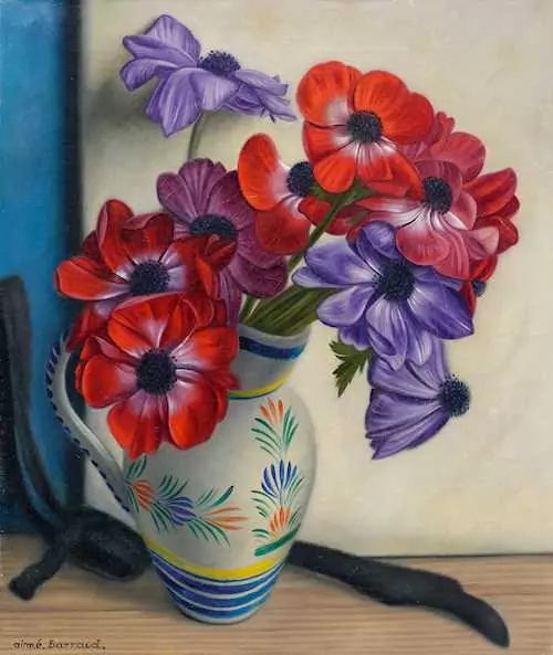 AIMÉ BARRAUD — Still life of flowers — Koller Auktionen