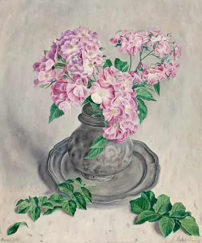 Roses dans un pot d’étain, 1934