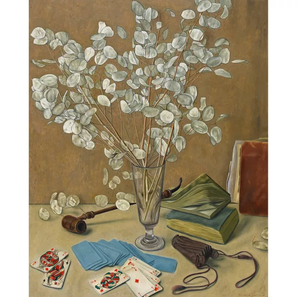 Aimé Barraud — "Stilleben mit Spielkarten".