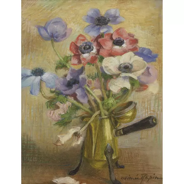 Anemonen in Kaffekanne