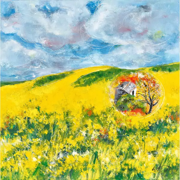 Sommerliche Feldlandschaft