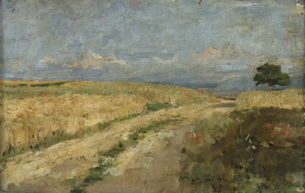 Albert Anker — Albert Anker (1831-1910), Chemin dans les champs,