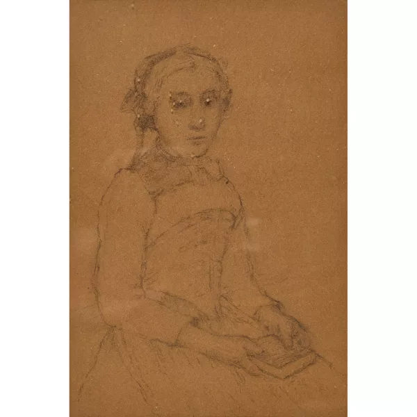 Albert Anker — Mädchen mit Buch.