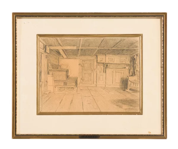 Albert Anker — Intérieur bernois,