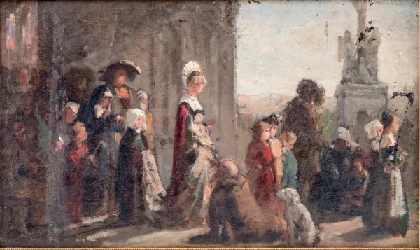 Albert Anker — Etude pour "