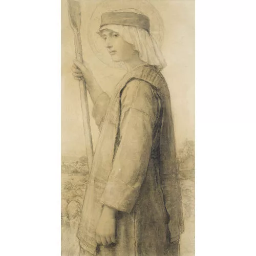 Albert Anker — Sainte Geneviève.