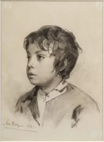 Knabenbildnis, 1861