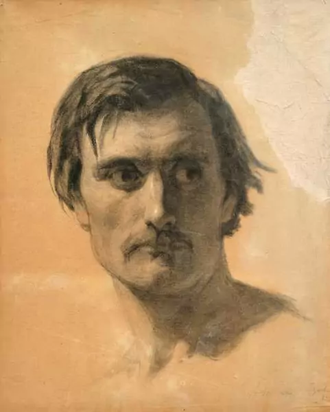 ALBERT ANKER — Portrait eines Mannes. — Koller Auktionen