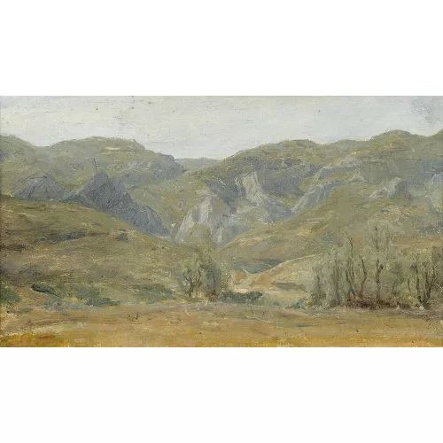 Albert Anker — Berglandschaft.