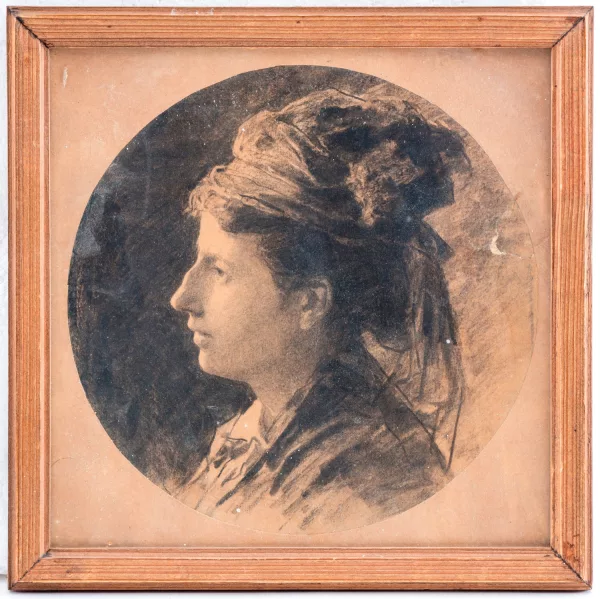 Albert Anker — Femme au chapeau