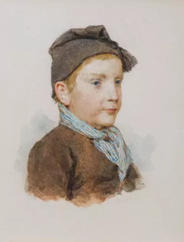 Knabe mit Zipfelmütze