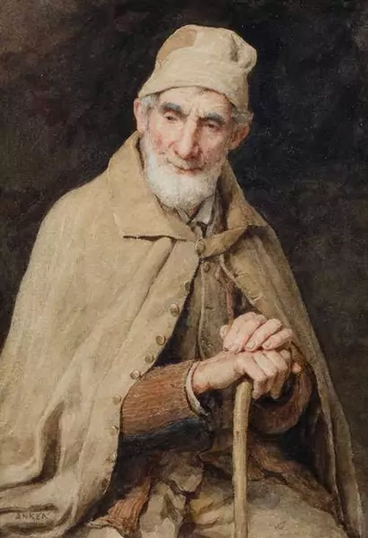 ALBERT ANKER — An Inser peasant. — Koller Auktionen