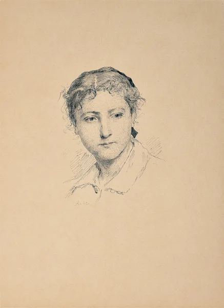Albert Anker — Mädchenporträt