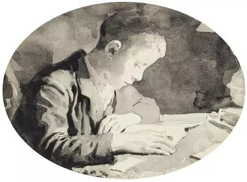 ALBERT ANKER — Lesender Junge. — Koller Auktionen