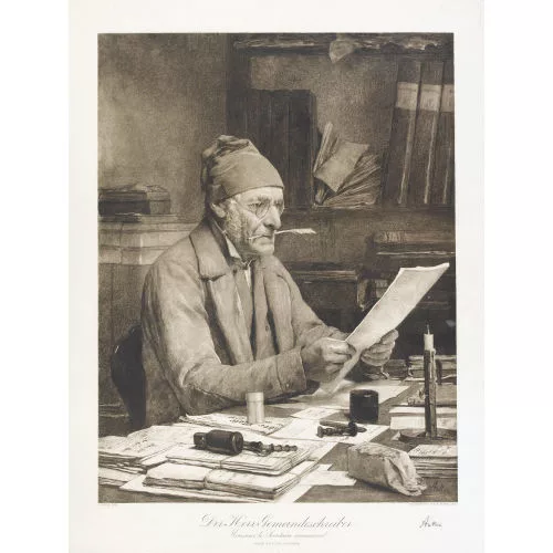 Albert Anker — "Der Herr Gemeindeschreiber/Monsieur le Secrétaire...".