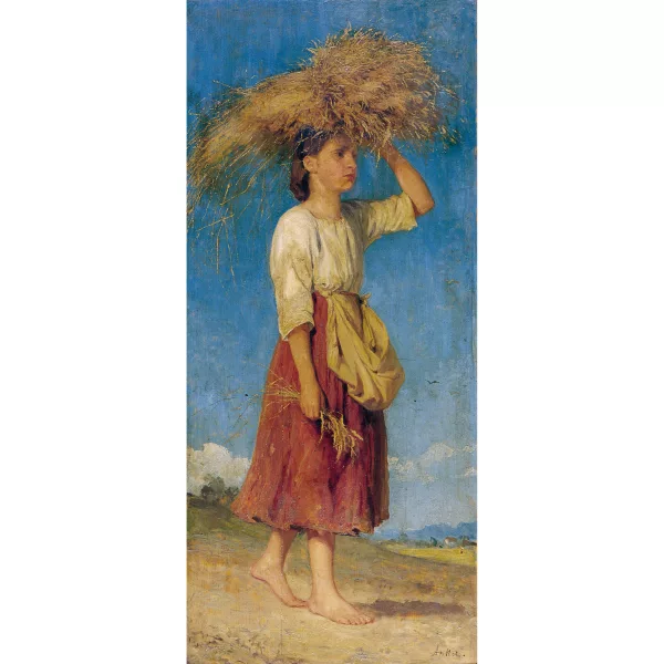 Albert Anker — Die Ährenträgerin.