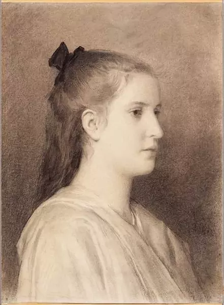 ALBERT ANKER — Portrait of a girl — Koller Auktionen