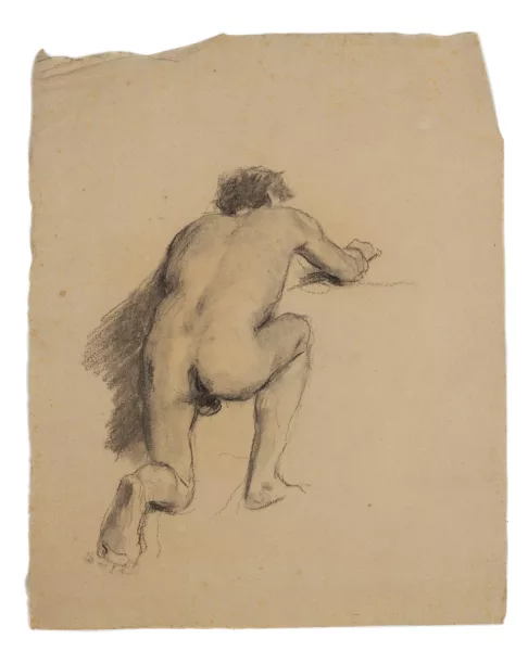 Albert Anker — Albert Anker (1831-1910), Etude de faunes et de