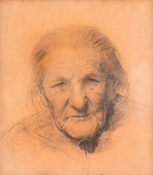 Albert Anker — La Vieille Füri Schlyfer,