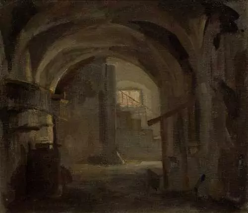 ALBERT ANKER — Innenhof in Rom I. — Koller Auktionen