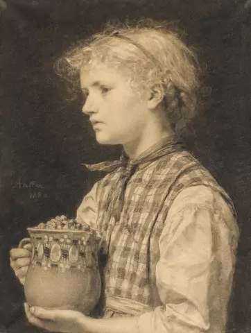 Mädchen mit Krug, 1880