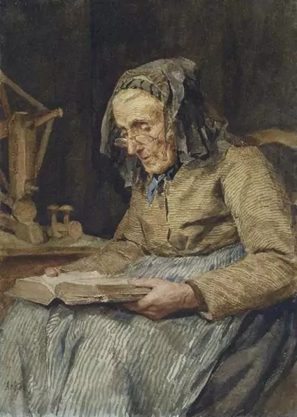 ALBERT ANKER — Lesende Frau. — Koller Auktionen