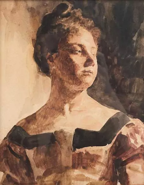 ALBERT ANKER — Frauenporträt. — Koller Auktionen