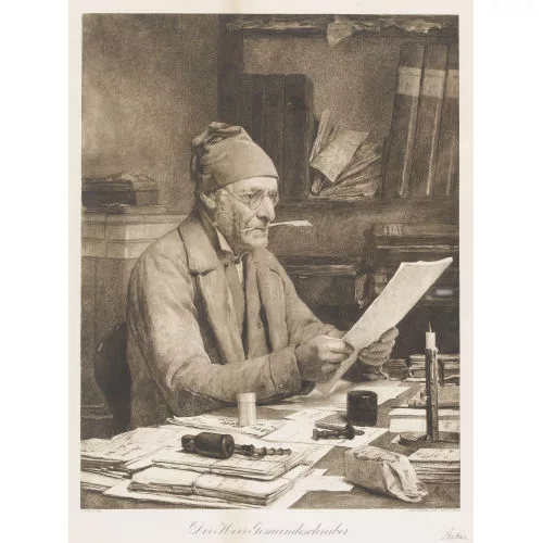 Albert Anker — "Der Herr Gemeindeschreiber".