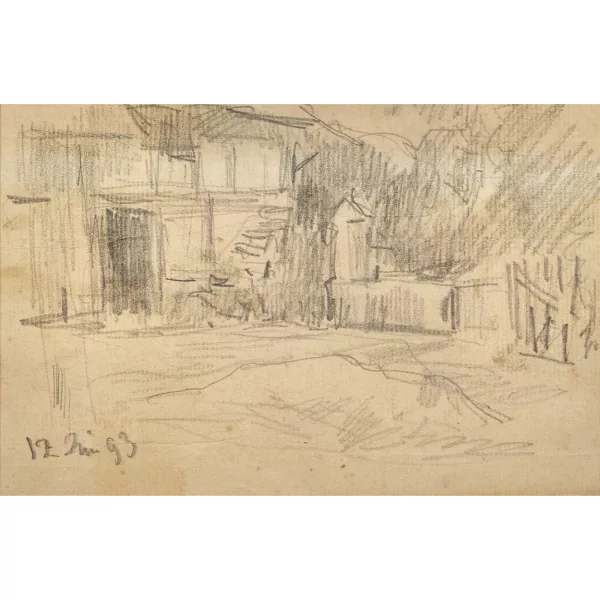 Albert Anker — Das Anker-Haus in Ins/Interieurstudie.