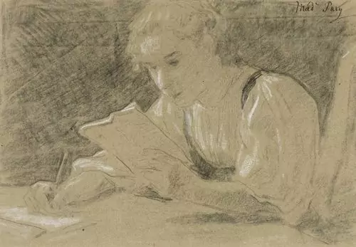 ALBERT ANKER — Lesendes Mädchen. — Koller Auktionen