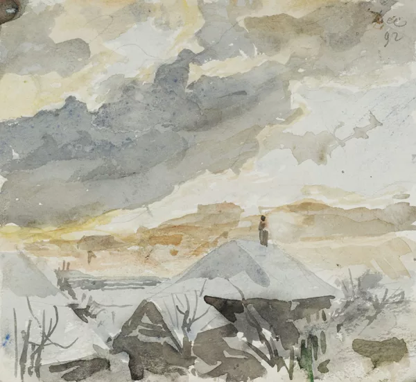 Albert Anker — Albert Anker (1831-1910), \\Etude présumée du Lac