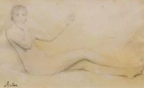 ANKER, ALBERT — A seated female nude. — Koller Auktionen