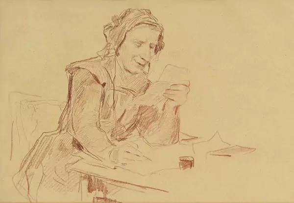 Portrait d'une vieille dame