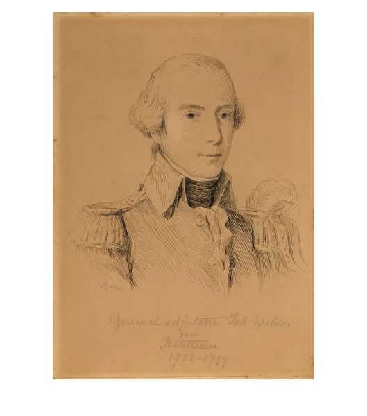 Albert Anker — Porträt des General-Adjudanten Johann Weber von Brüttelen