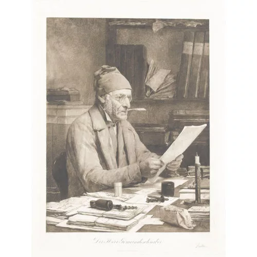 Albert Anker — "Der Herr Gemeindeschreiber".