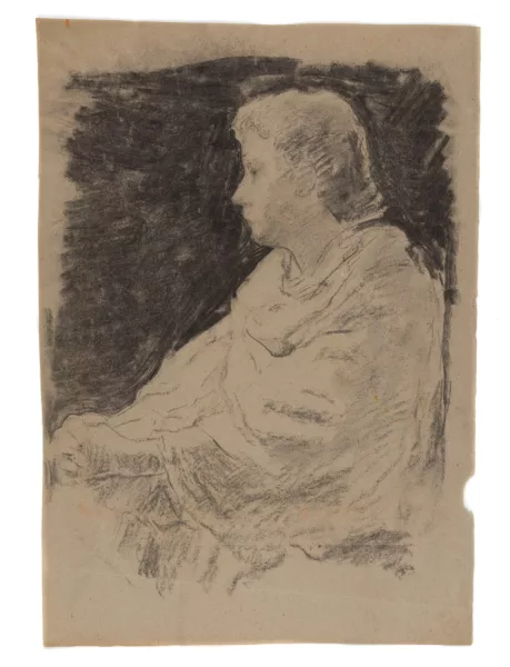 Albert Anker — Portraits de femmes assises les mains croisées