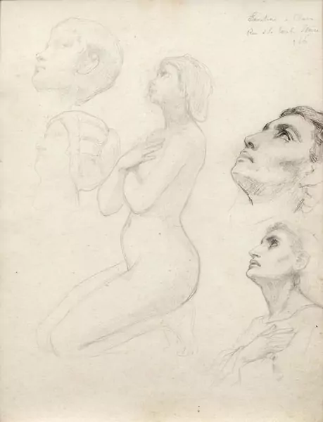 ALBERT ANKER — Figure study. — Koller Auktionen
