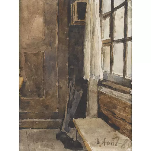 Interieur einer Bauernstube