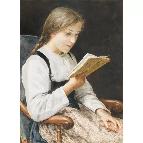 Lesendes Mädchen