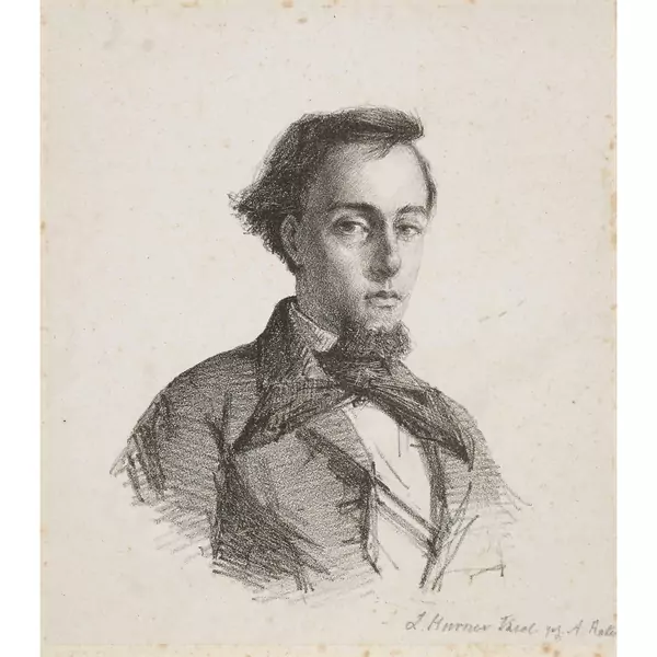 Brustbildnis von Ludwig Hürner