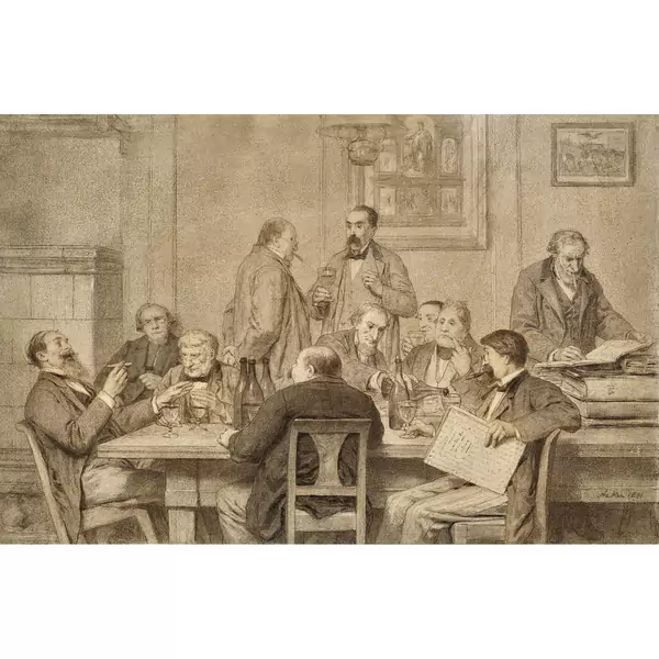 "Ancien conseil d'administration de la Caisse d'Epargne Cerlier"