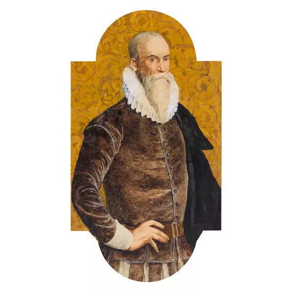 Hüftporträt von Ambroise Paré (1510-1590)