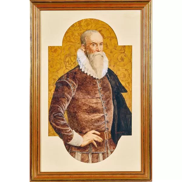 Hüftporträt von Ambroise Paré (1510-1590)