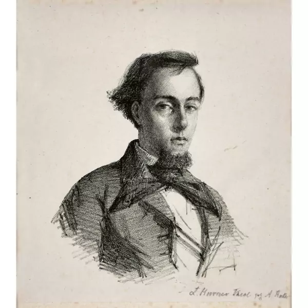 Brustbildnis von Ludwig Hürner