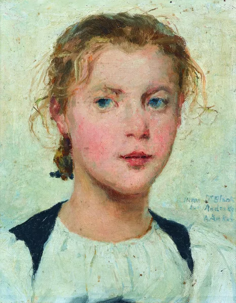 Albert Anker — Bildnis der Emma Blank.