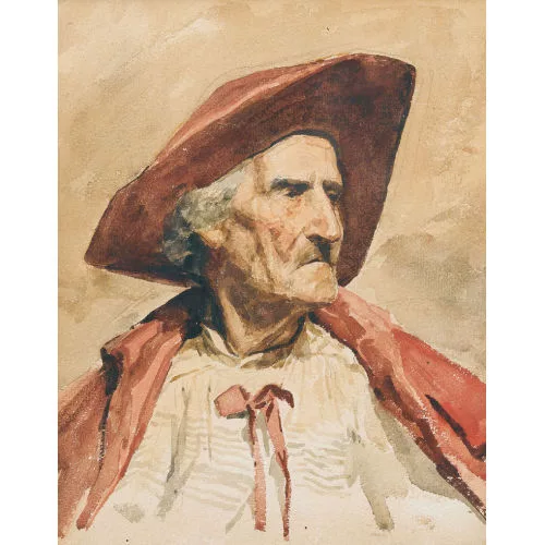 Albert Anker — "Kardinal".