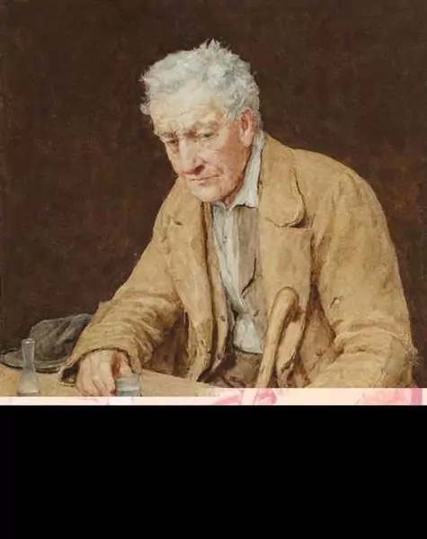 ALBERT ANKER — Der Absinthtrinker. 1907. — Koller Auktionen