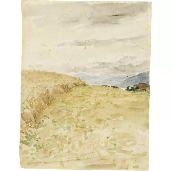 Albert Anker — Kornfeld bei Ins — Galerie Kornfeld