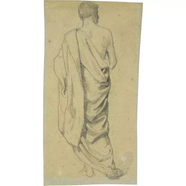 Albert Anker — Mann mit Toga — Galerie Kornfeld