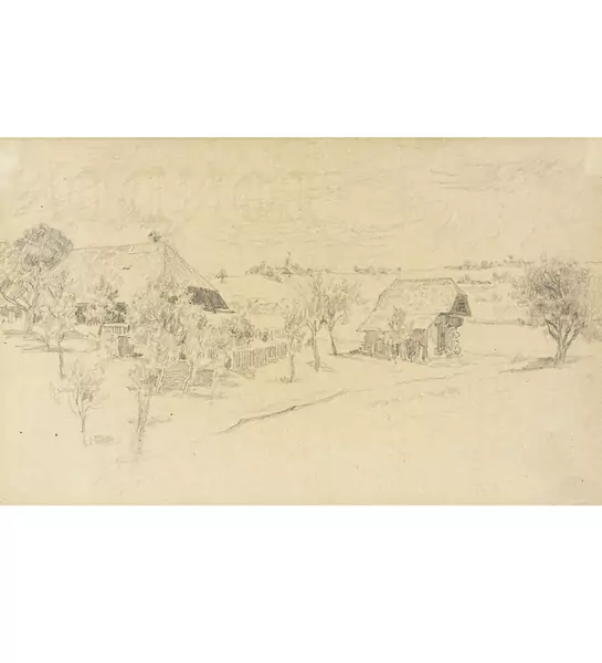 Albert Anker — Bauernhaus — Galerie Kornfeld